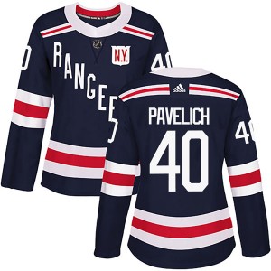 Women's Adidas New York Rangers Mark Pavelich Navy Blue 2018 Winter Classic Home Jersey - Authentic