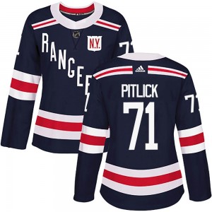 Women's Adidas New York Rangers Tyler Pitlick Navy Blue 2018 Winter Classic Home Jersey - Authentic