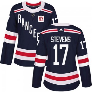 Women's Adidas New York Rangers Kevin Stevens Navy Blue 2018 Winter Classic Home Jersey - Authentic