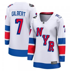 Women's Fanatics Branded New York Rangers Rod Gilbert White 2024 Stadium Series Jersey - Breakaway