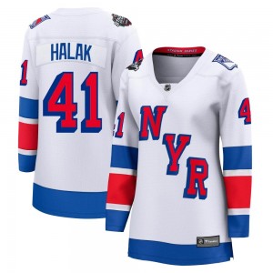 Women's Fanatics Branded New York Rangers Jaroslav Halak White 2024 Stadium Series Jersey - Breakaway