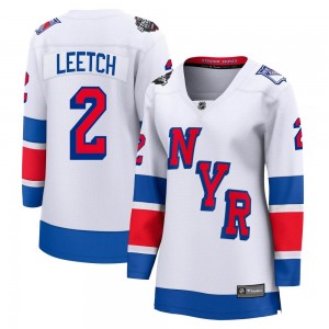 Women's Fanatics Branded New York Rangers Brian Leetch White 2024 Stadium Series Jersey - Breakaway