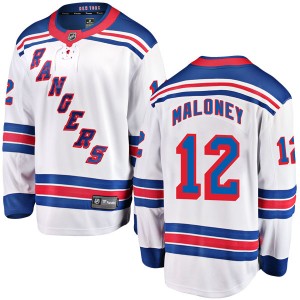 Youth Fanatics Branded New York Rangers Don Maloney White Away Jersey - Breakaway