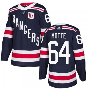 Youth Adidas New York Rangers Tyler Motte Navy Blue 2018 Winter Classic Home Jersey - Authentic