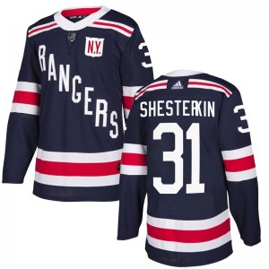 Youth Adidas New York Rangers Igor Shesterkin Navy Blue 2018 Winter Classic Home Jersey - Authentic