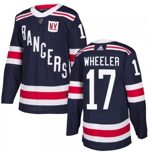 Youth Adidas New York Rangers Blake Wheeler Navy Blue 2018 Winter Classic Home Jersey - Authentic