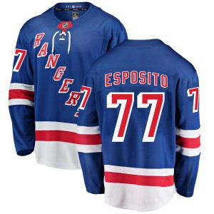 Youth Fanatics Branded New York Rangers Phil Esposito Blue Home Jersey - Breakaway