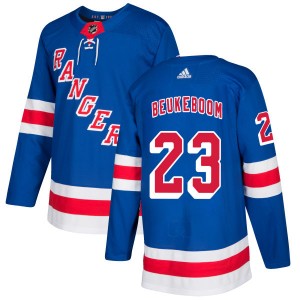 Men's Adidas New York Rangers Jeff Beukeboom Royal Jersey - Authentic