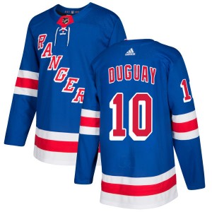Men's Adidas New York Rangers Ron Duguay Royal Jersey - Authentic