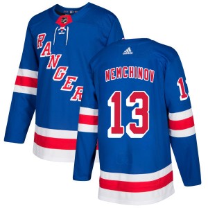 Men's Adidas New York Rangers Sergei Nemchinov Royal Jersey - Authentic